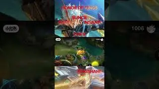 SUNCE GAMEPLAY INSANE 1 VS 5 - HONOR OF KINGS