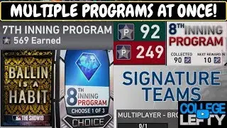 How to Grind Multiple Programs at ONCE in MLB The Show 19! 6th INNING, 7th INNING, 8th INNING!