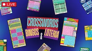 CROSSWORD, BINGO, & LOTERIA SCRATCH OFF LOTTERY TICKETS FROM MULTIPLE STATES