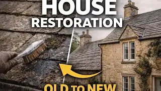&ldquo;Cleaning 120 Years of Moss from an Edwardian Slate Roof (ASMR)&rdquo; #house #restoration #asmr 