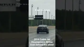 297-Foot Wheelie | 2014 supercharged 5.0 Coyote Cobra Jet Ford Mustang during development testing.