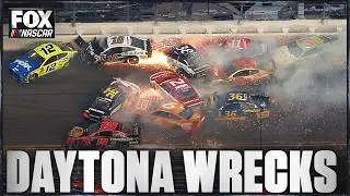 All-Time Daytona 500 Wrecks 💥 NASCAR on FOX