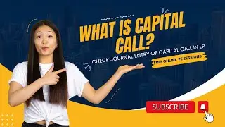 Private Equity Fund Accounting|Capital call Journal Entries|How PE Fund Manager initial capital call