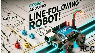 🚀 Build a Line Following Robot with Arduino! (Step-by-Step)
