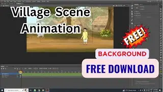 How to Make Village Scene in Adobe animate CC Hindi Tutorial | animation tutorial in hindi