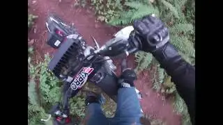 Modified X-pro 125cc on challenging trails