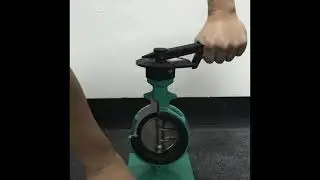 A Butterfly Valve with lever.