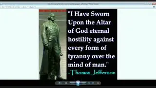 What is a tyranny over the mind of man