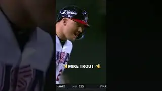 Mike Trout with the absolute tank shot for Team USA!