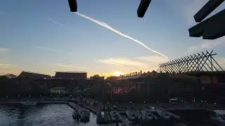 📍 You Are Here - Watching the sunrise over Disney's Polynesian Village Resort 