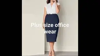 Plus size office outfits #fashion