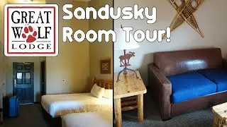 Sandusky Great Wolf Lodge FAMILY SUITE Hotel Room Tour! | Summer 2020 Theme Park Trip | PandaBunny