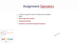 Operators of C Language...Arithmetic and Assignment operators