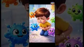 Clean Hands vs Germs 🧼🦠 | Kids Learning Cartoon | Subscribe | #shortvideo #shorts #yt