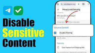 How to Enable Sensitive Content on Telegram  | Fix Telegram &ldquo;This Channel Cannot Be Displayed&rdquo; Error