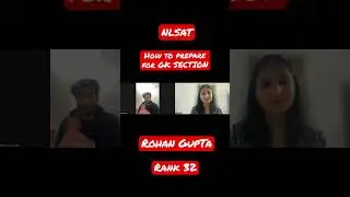 NLSAT | GK section | Rohan Gupta | Rank 32 | NLSIU #nlsat #law #nlsiu #gk