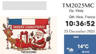 🎅 Ham Radio: TM2025MC LIVE! Merry Christmas On The Air | Day 14/14 | Special Event 25 DEC