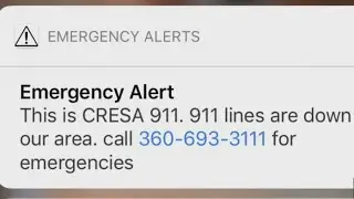 911 outage triggers late night cell phone alerts