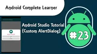 Android Studio Tutorial {Custom AlertDialog} #23