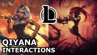 Qiyana Interactions with Other Champions | Voice Lines | League of Legends Quotes