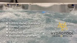 Hydropool Hot Tub Control Panel Demo | Wellness Programs, Hydroflex Air Therapy & Lights