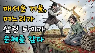 매서운 겨울, 며느리가 살린 토끼가 은혜를 갚다  | 야담 | 민담 | 설화 | 고전 | 옛날이야기 |야사