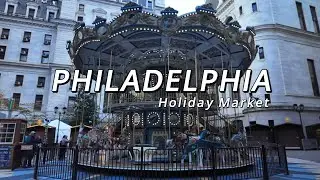 Vlogmas Day 6 | Philadelphia City Hall Holiday Market Walk