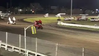 Heat 3 Isaiah Vasquez Sean Becker at Silver Dollar Speedway For John Padjen Silver Cup Finale 3-5-22