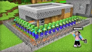 ΖΟΜΠΙ ΠΕΡΙΚΥΚΛΩΣΑΝΕ ΤΟ ΣΠΙΤΙ ΜΟΥ ΣΤΟ MINECRAFT