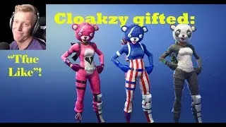 Tfue gets a gift from Cloazy!