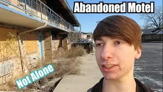 Exploring an Abandoned Motel (Man Inside)