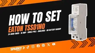 How to set a Eaton TSSD1NO 24-Hour Timer⏱️