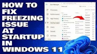 How To Fix Freezing Issue at Startup in Windows 11 [Solution]