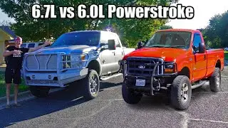 6,7 л против 6,0 л Powerstroke. У меня оба и я должен сказать следующее.