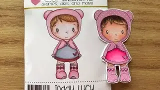 Copic Colouring & Paper Piecing Teddy Lucy Not2Shabby (C.C Designs)