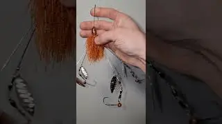 A Rig / Texas Rig that I put together. Rubber bobber stops can be used instead of glue shrink tubing
