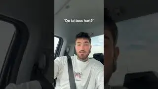 Do tattoos hurt? #tattoo #tattoopain
