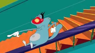 Oggy et les Cafards - Course poursuite dans la maison d'Oggy