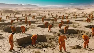سجن قاسي فالصحراء بدون حراسة أو أسوار والهرب منه مستحيل ! ملخص فيلم
