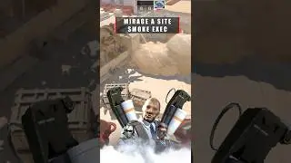 💨3 MUST KNOW MIRAGE A SITE SMOKES😶&zwj;🌫️EASY EXEC! #cs2 #csgo #counterstrike #csgoclips #gaming