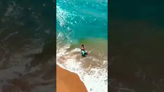 Skimboarding AI Drone&rsquo;s View with Pro Rider Amber Torrealba