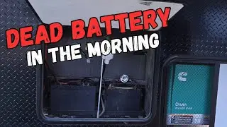 RV BATTERY ISSUES | Generator won't start in the morning.