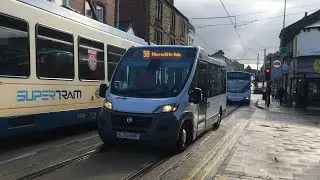 South Pennine 236 heads though Hillsborough with a 58 service to Wharncliffe Side
