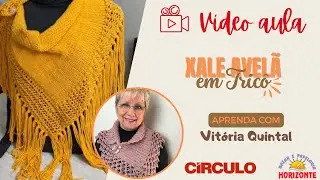 Aula Xale de Tricô com o Fio Avelã por Vitória Quintal
