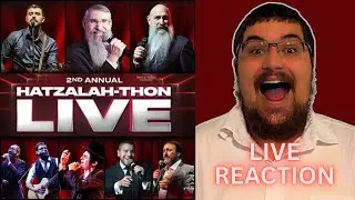 LIVE 2nd Annual Hatzalah-Thon Concert! REACTION!!! | Avraham Fried, MBD, Ishay Ribo, Motti Steinmetz