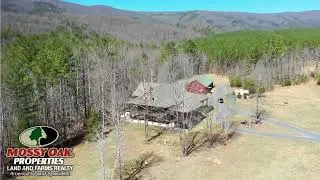 35.75 Acres With Custom Home and Mountain Views For Sale in Botetourt County, VA!