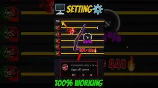New Settings ⚙️| OPPO A57 📲 Sensi + Dpi || 2024 Free Fire ⚡ Highlights