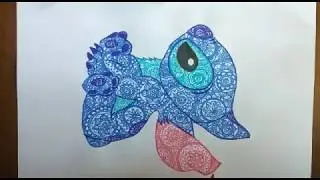ZENTANGLE ART STICH paso a paso | CreaTube ART