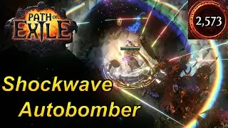 [3.26] Insane Shockwave Melee Autobomber (Massive AoE!) - Path of Exile Fastest build
