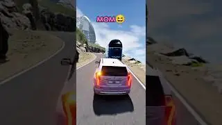 Family overtaking style😂 #beamngdrive